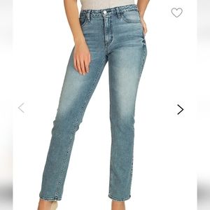 NWT Guess high rise straight crop jeans 26